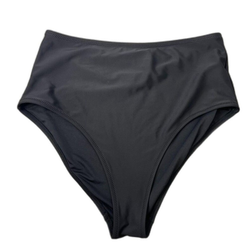 OLD NAVY High-Rise Swim Bottom Sz L Black